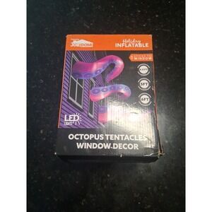 3Pcs Halloween Inflatable Octopus Tentacles LED Outdoor Yard Window Decor